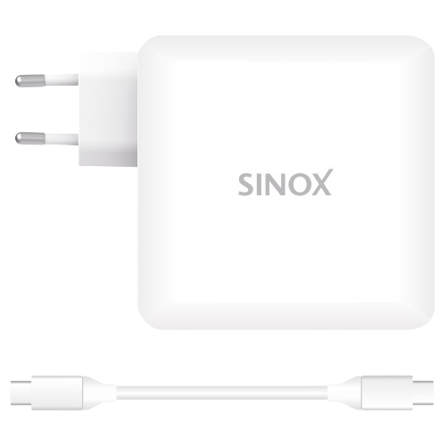 SINOX SXP3087 white USB-C power adapter